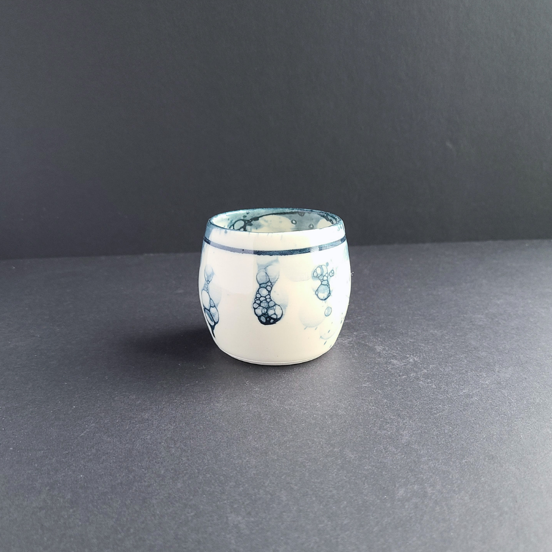 Tasse espresso bleue
