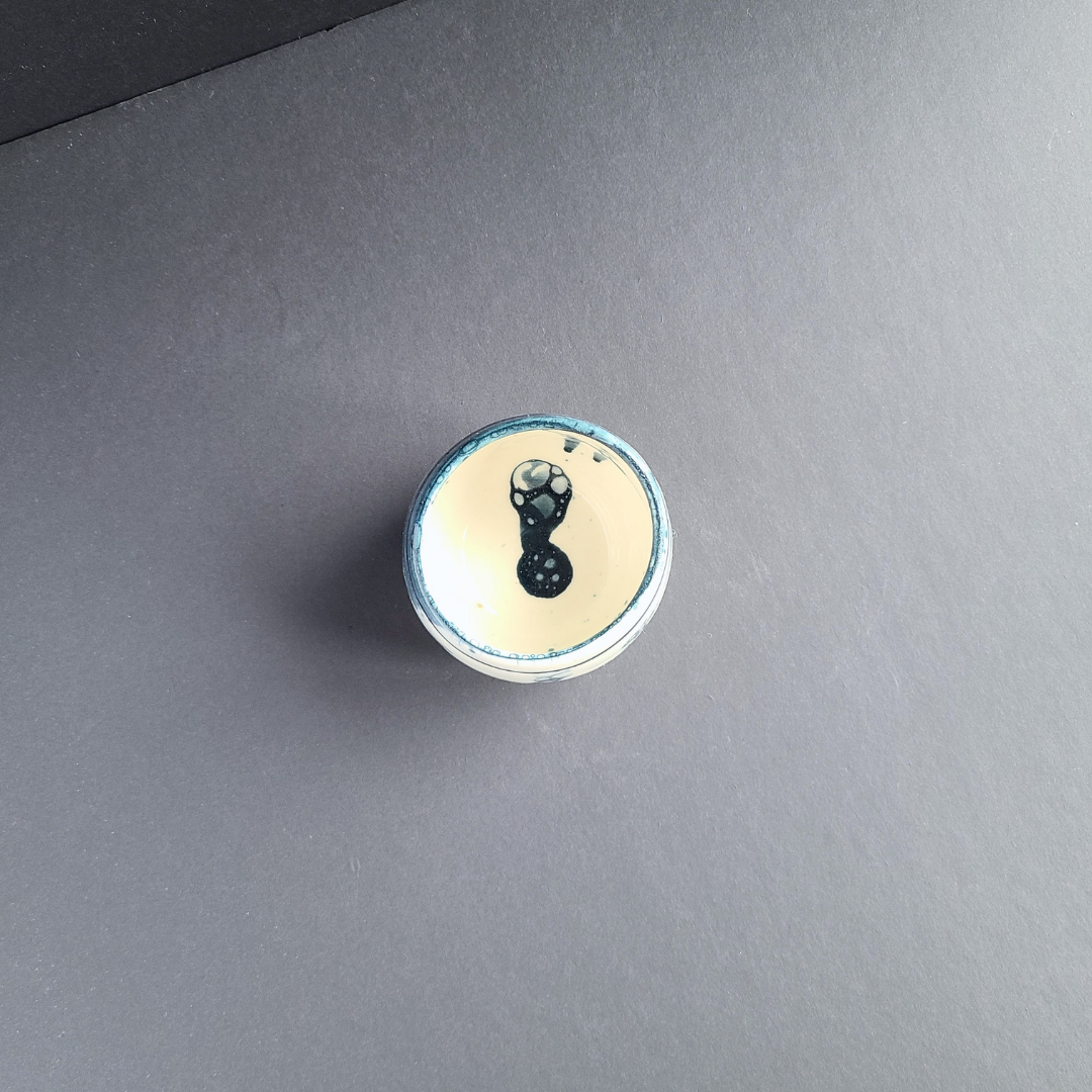 Tasse espresso bleue