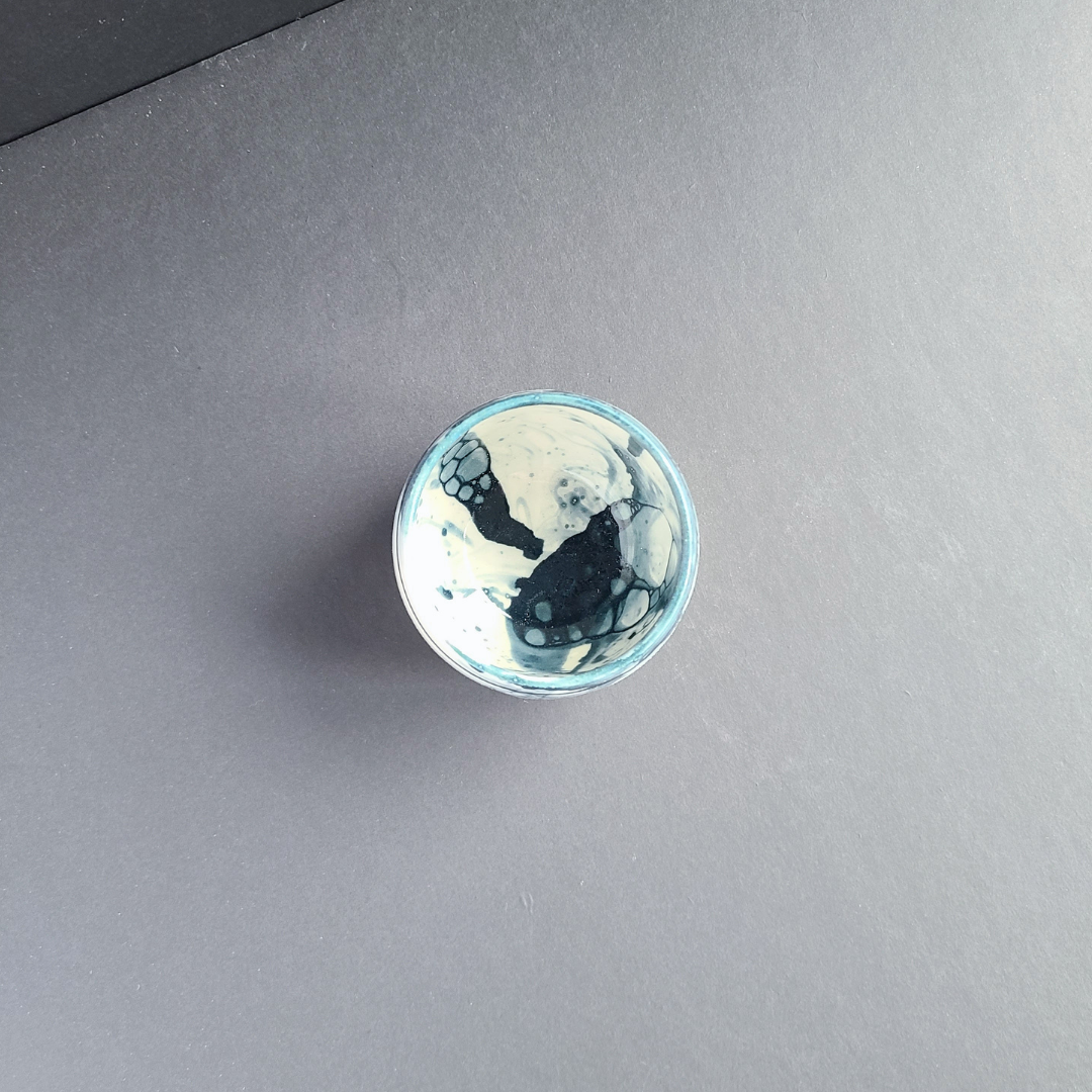 Tasse espresso bleue