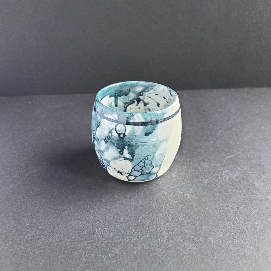 Tasse espresso bleue