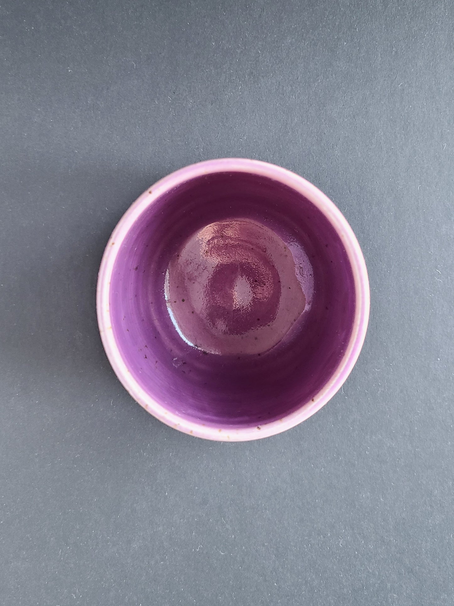 Gobelet bleu et violet