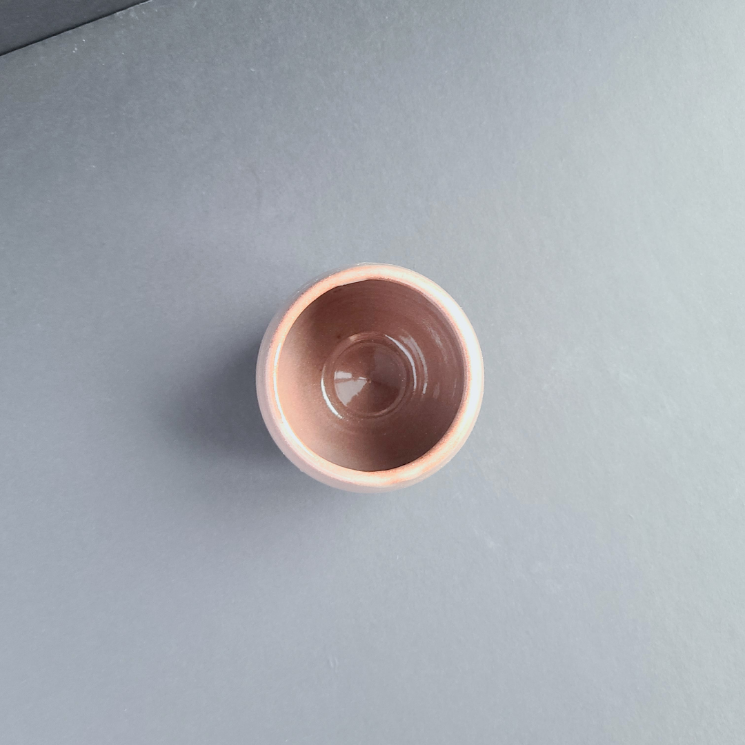 Tasse espresso en argile rouge