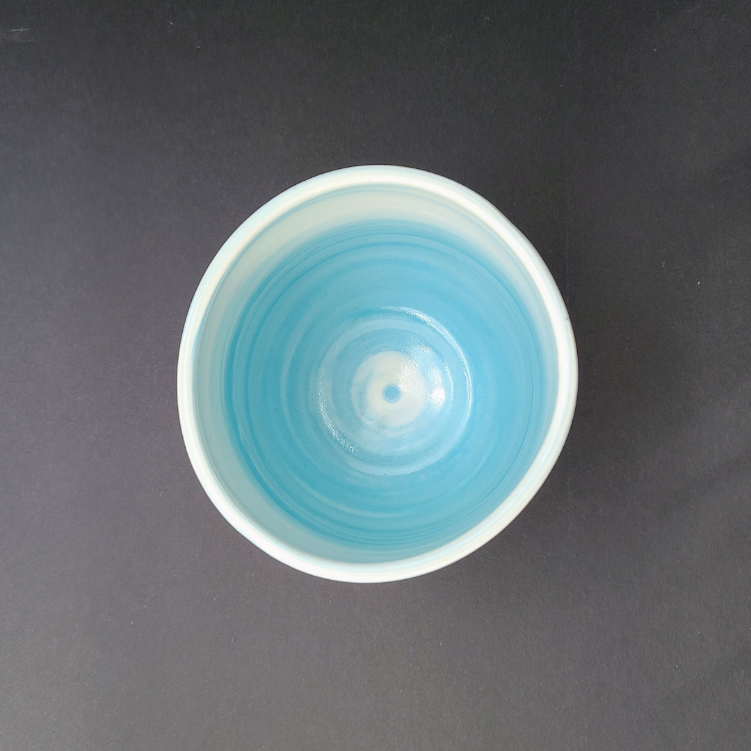 Tasse marbrée bleu