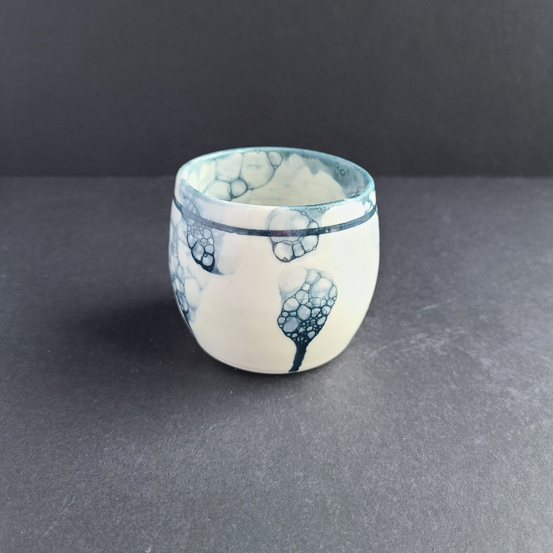 Tasse espresso bleue