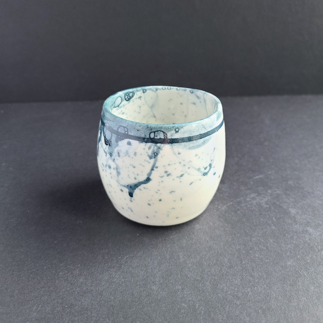 Tasse espresso bleue