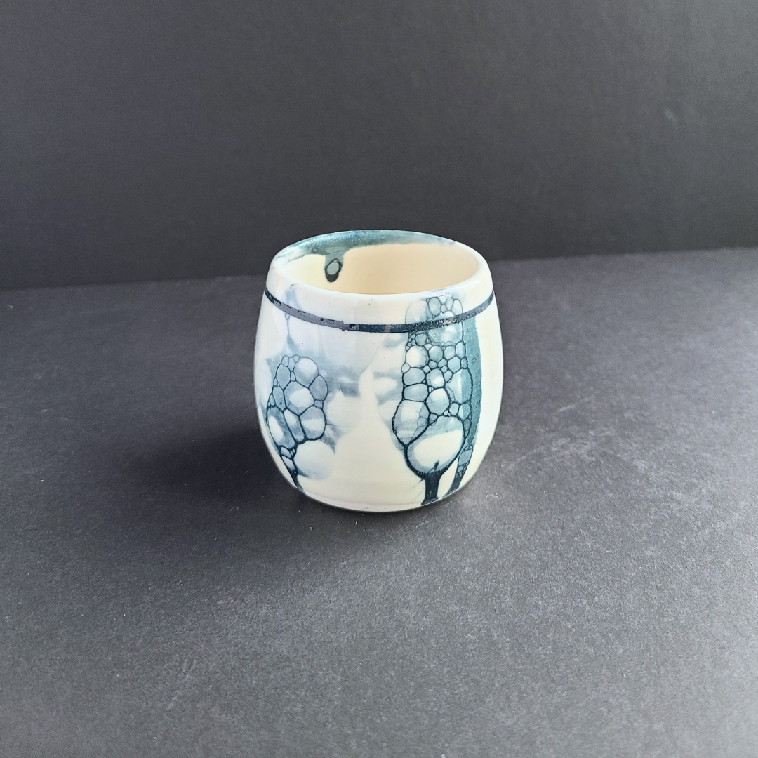 Tasse espresso bleue