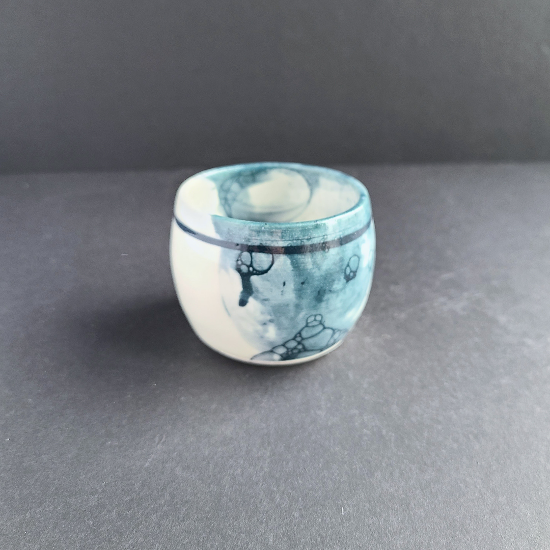 Tasse espresso bleue