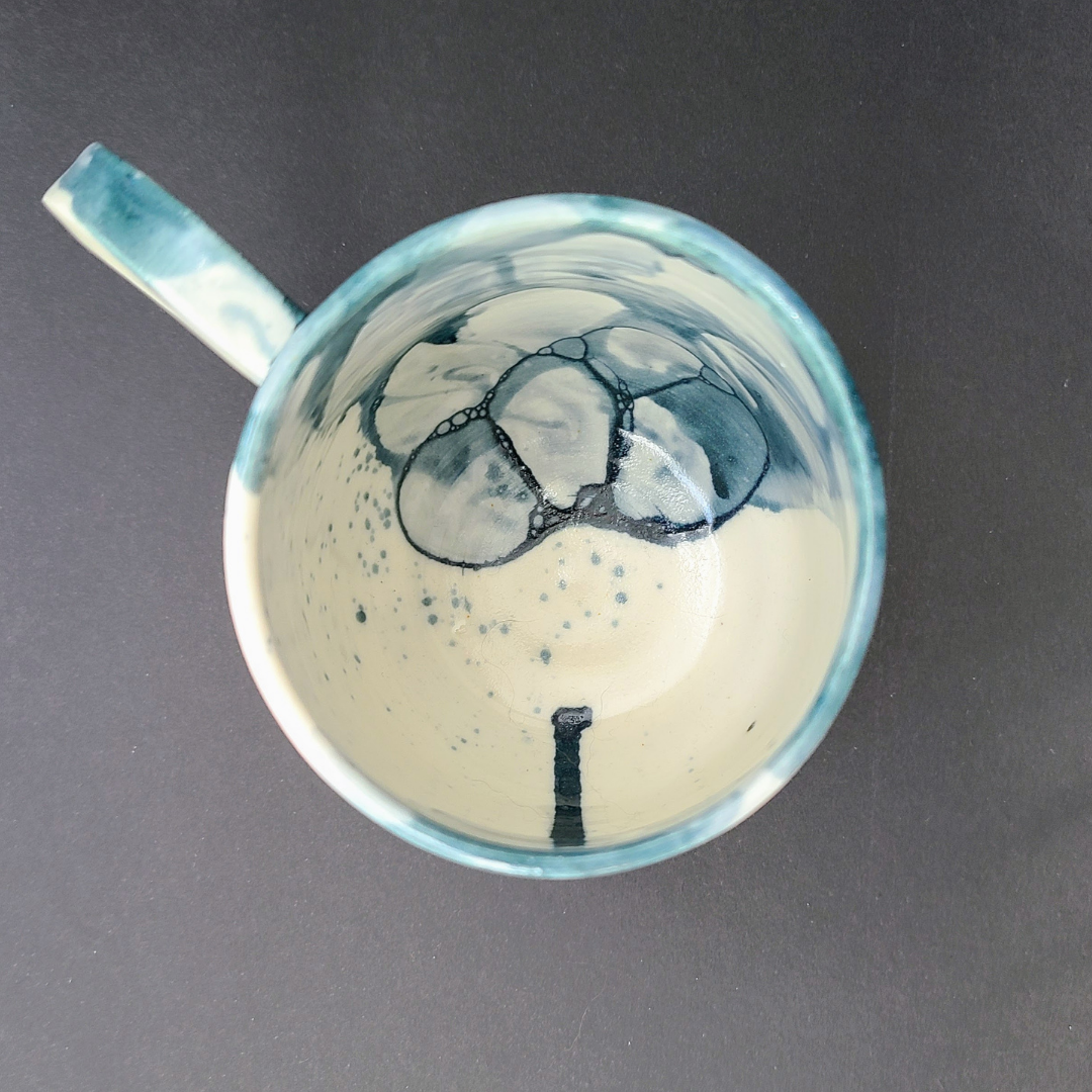 Blue mug