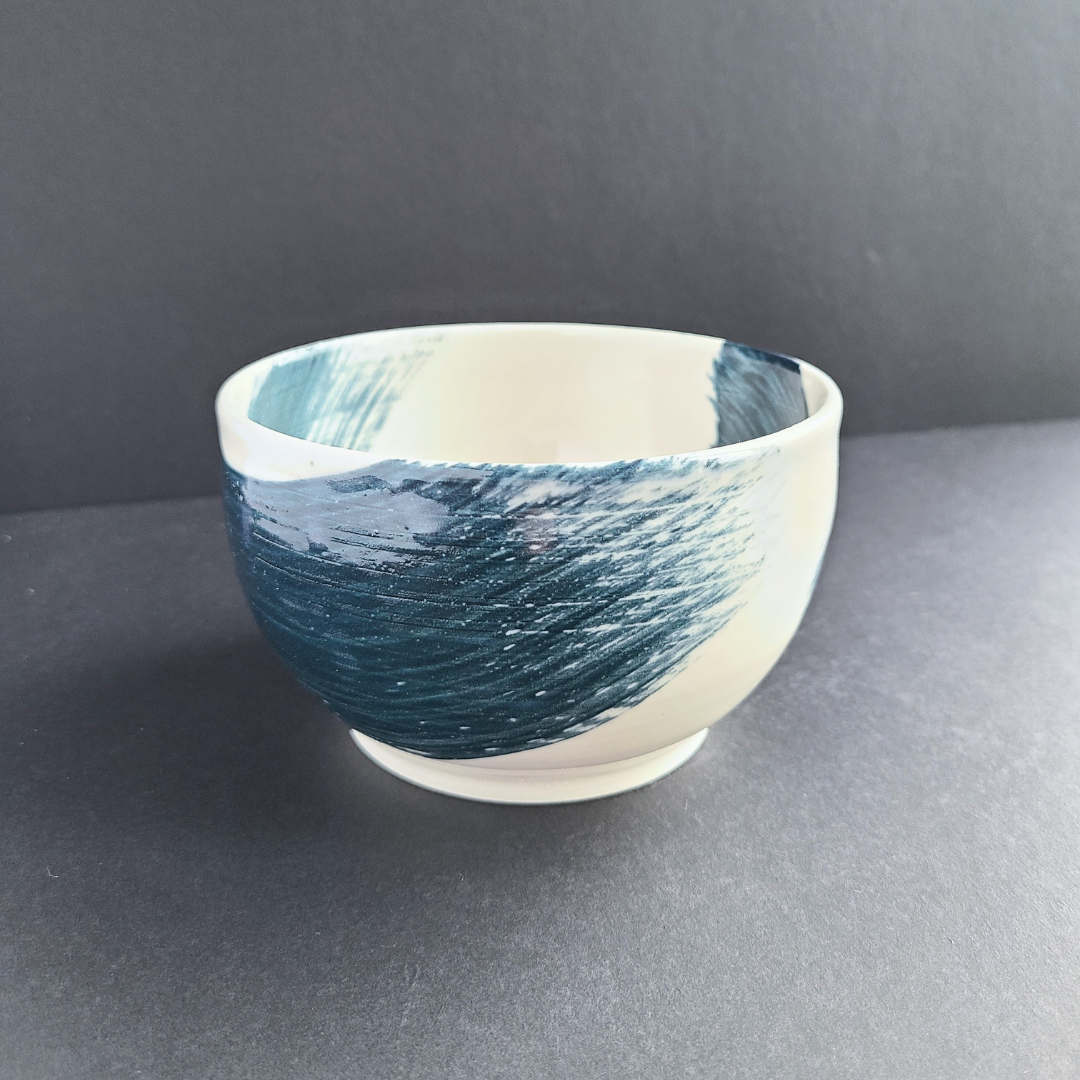 Bol déjeuner bleu