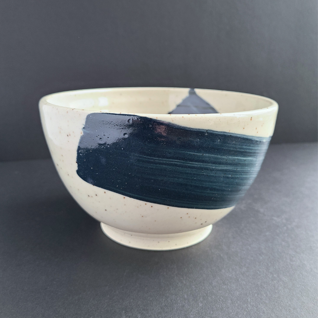 Bol à ramen bleu