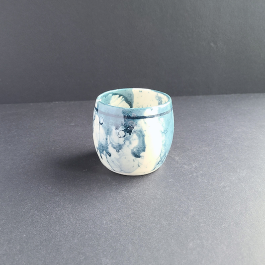 Tasse espresso bleue