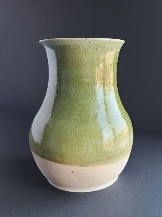 Green vase