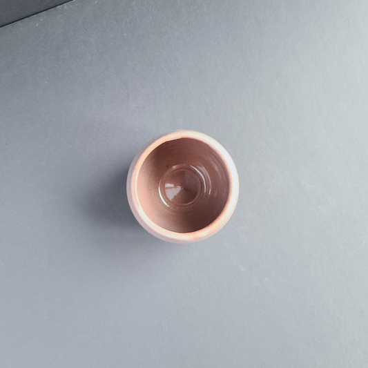 Tasse espresso en argile rouge