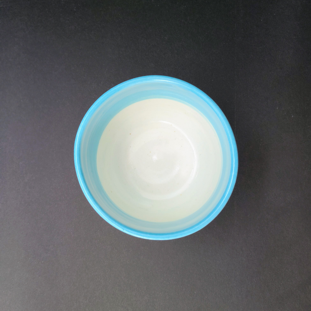 Tasse marbrée bleu