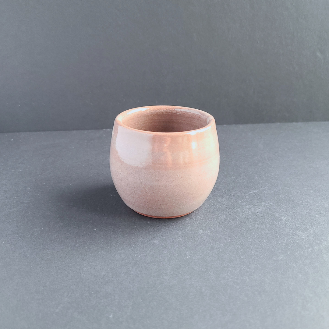 Red clay espresso cup
