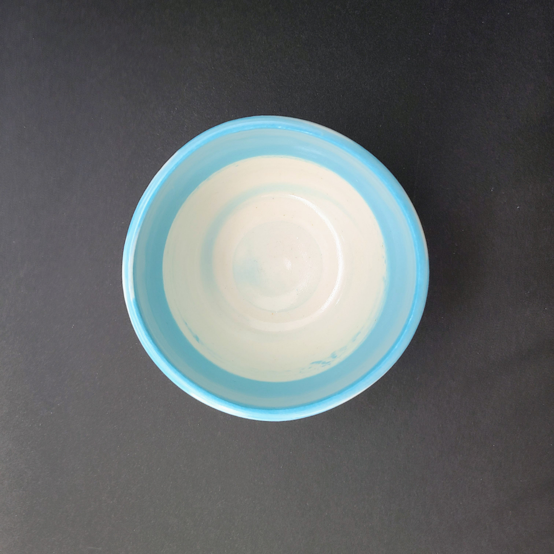 Tasse marbrée bleu