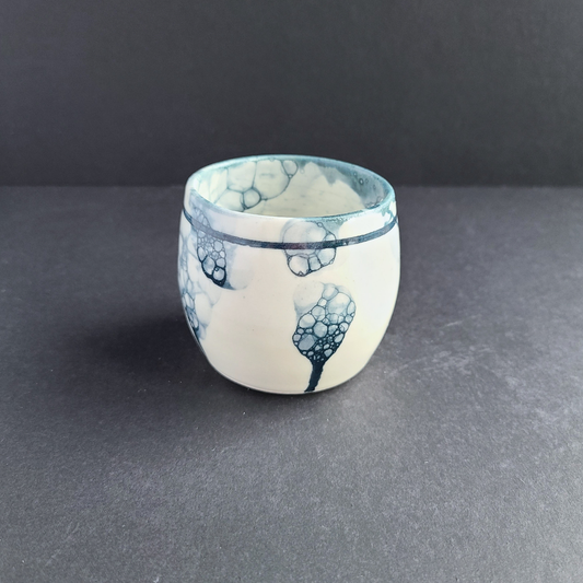 Tasse espresso bleue