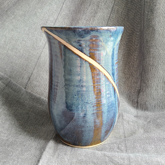 Blue vase