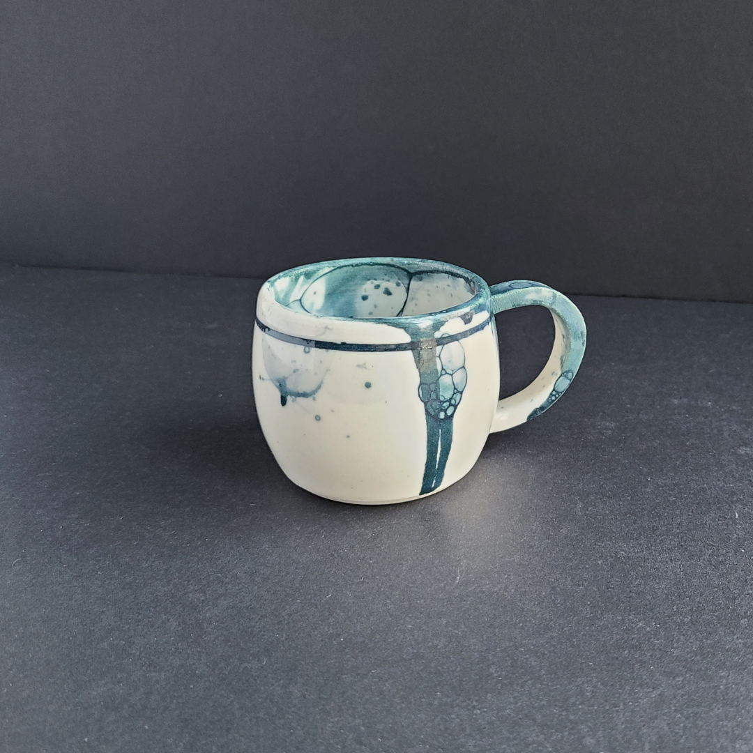 Tasse espresso bleue