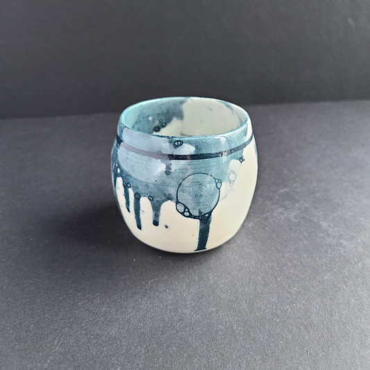 Tasse espresso bleue