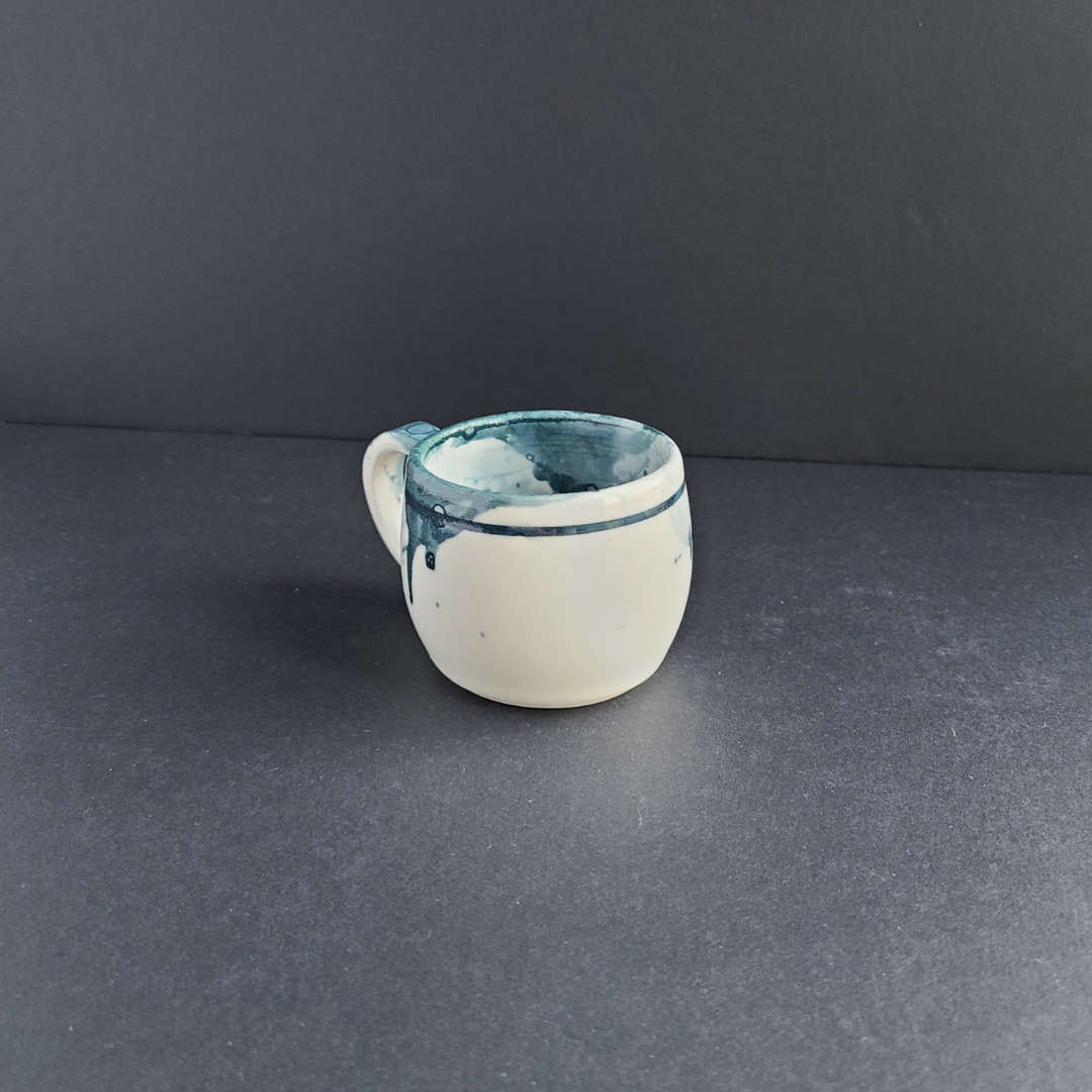 Tasse espresso bleue