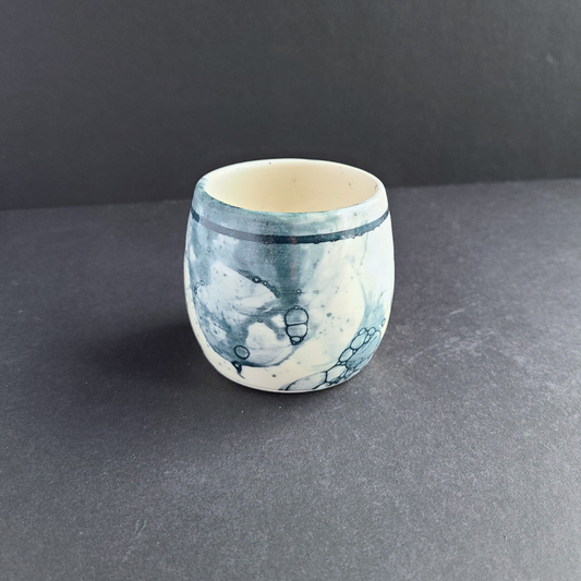Tasse espresso bleue