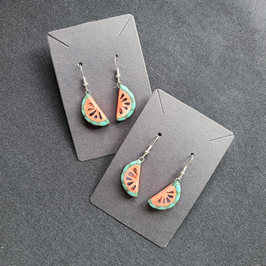 Small watermelon earrings