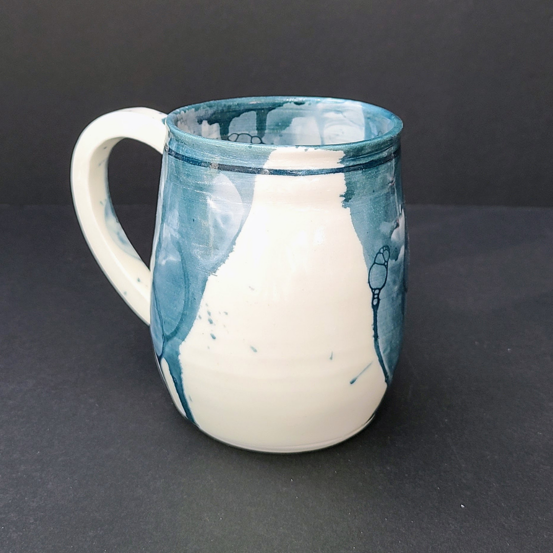Blue mug