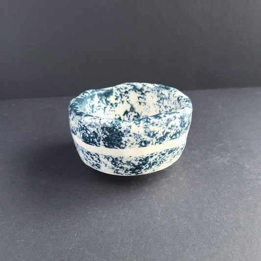 Blue matcha bowl